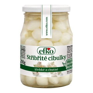 Stříbřité cibulky 210g