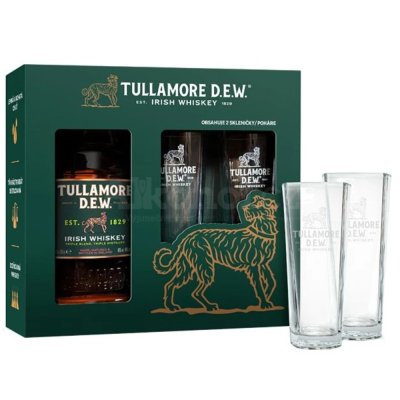 Tullamore Dew+sklo 40% 0,7l - promo